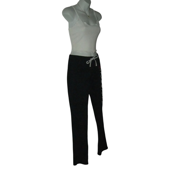 Hollister Sweatpants Vintage y2k Joggers Pink McBling Noughties Trashy Gym 00's - Picture 4 of 8